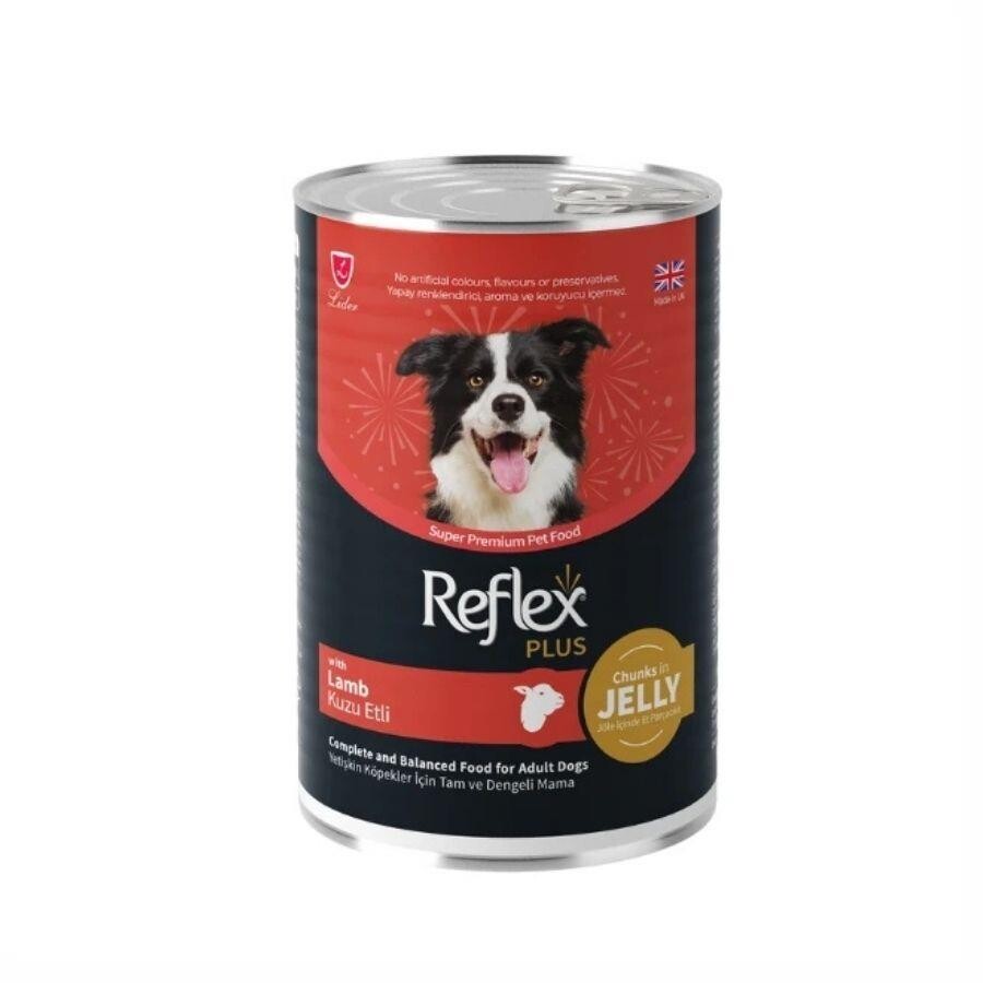 Reflex Plus Jöle İçinde Kuzu Etli Yetişkin Köpek Konservesi 400 GR | SRC: Barcode: 8698995032667